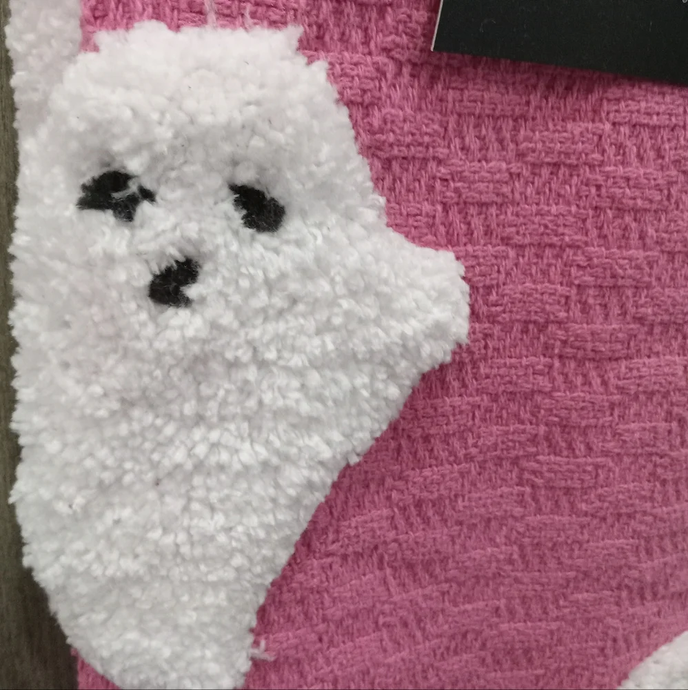 Pink ghost blanket , ghost blanket , pink halloween , Rachel zoe pink